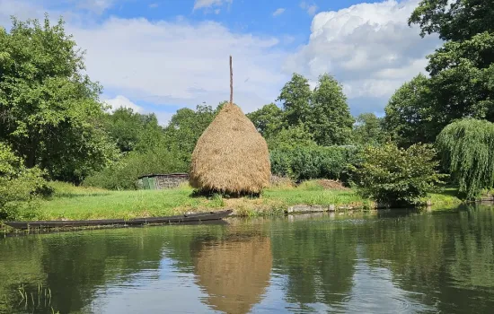 Heuschober im Spreewald