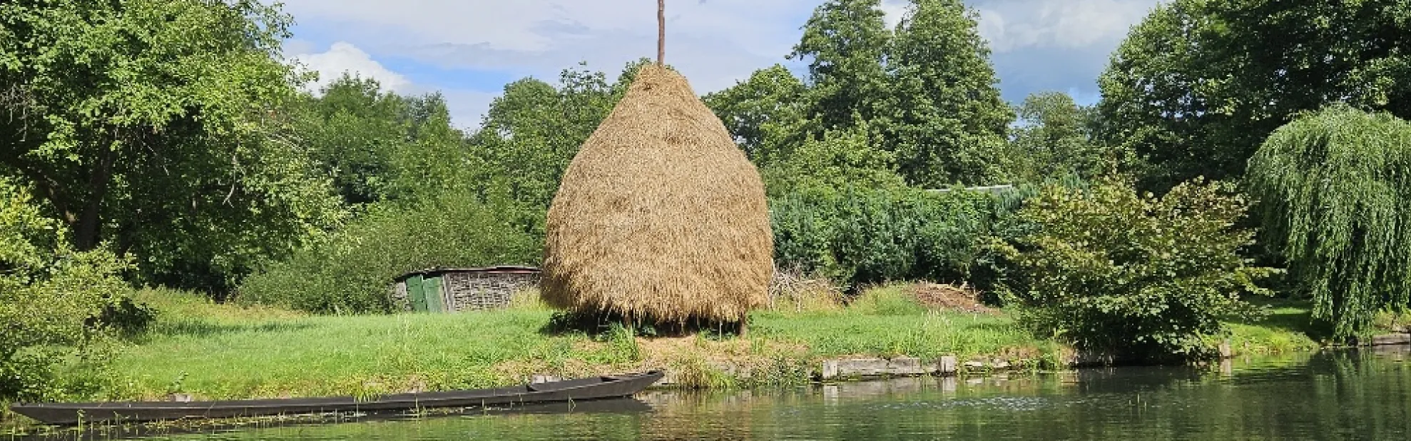 Heuschober im Spreewald